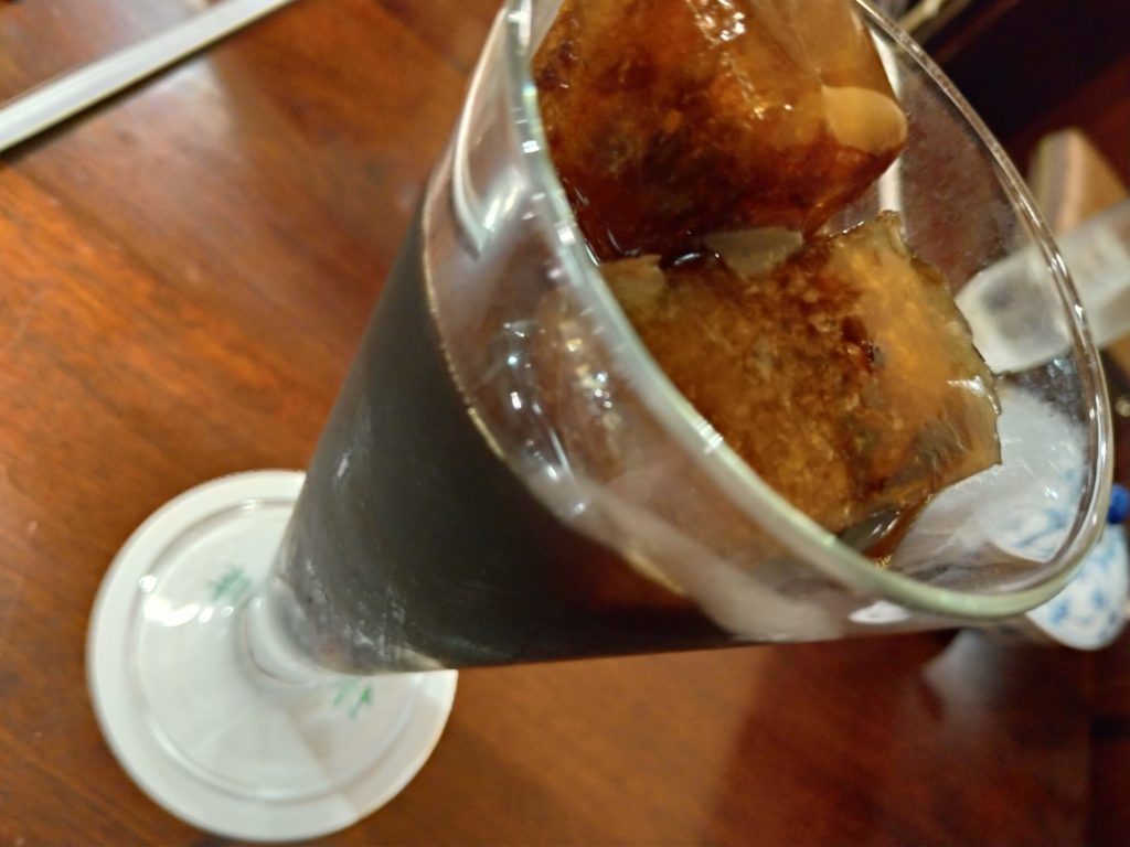 椿屋珈琲店のアイスコーヒー