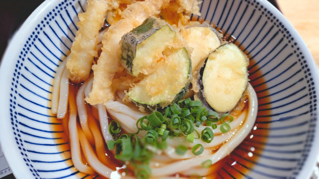 野菜天ぶっかけ