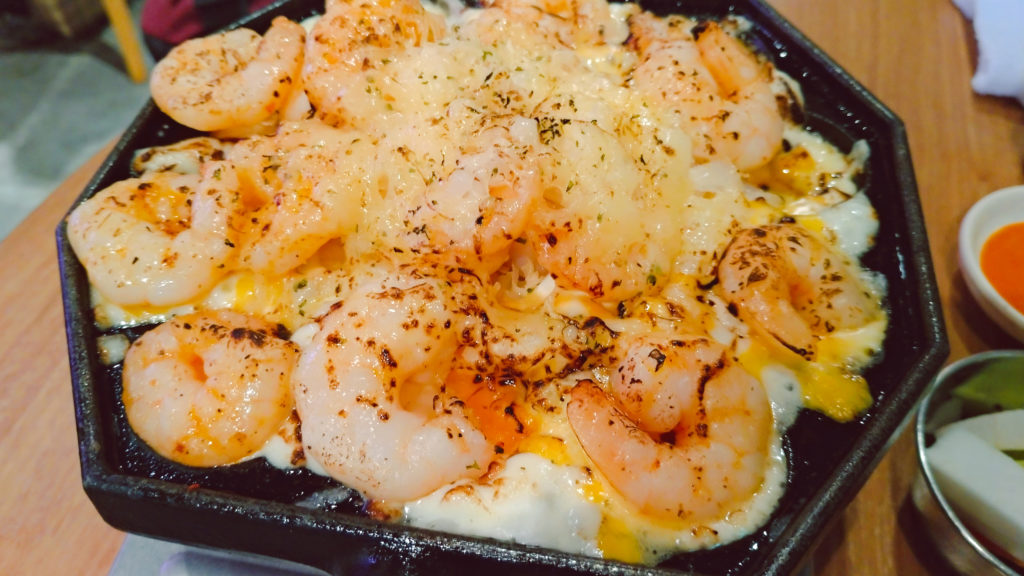 エビチーズフォンデュ
