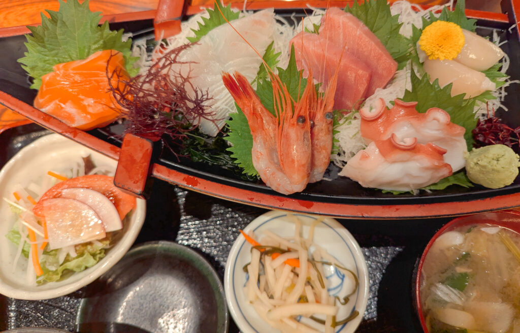 大漁お刺身定食