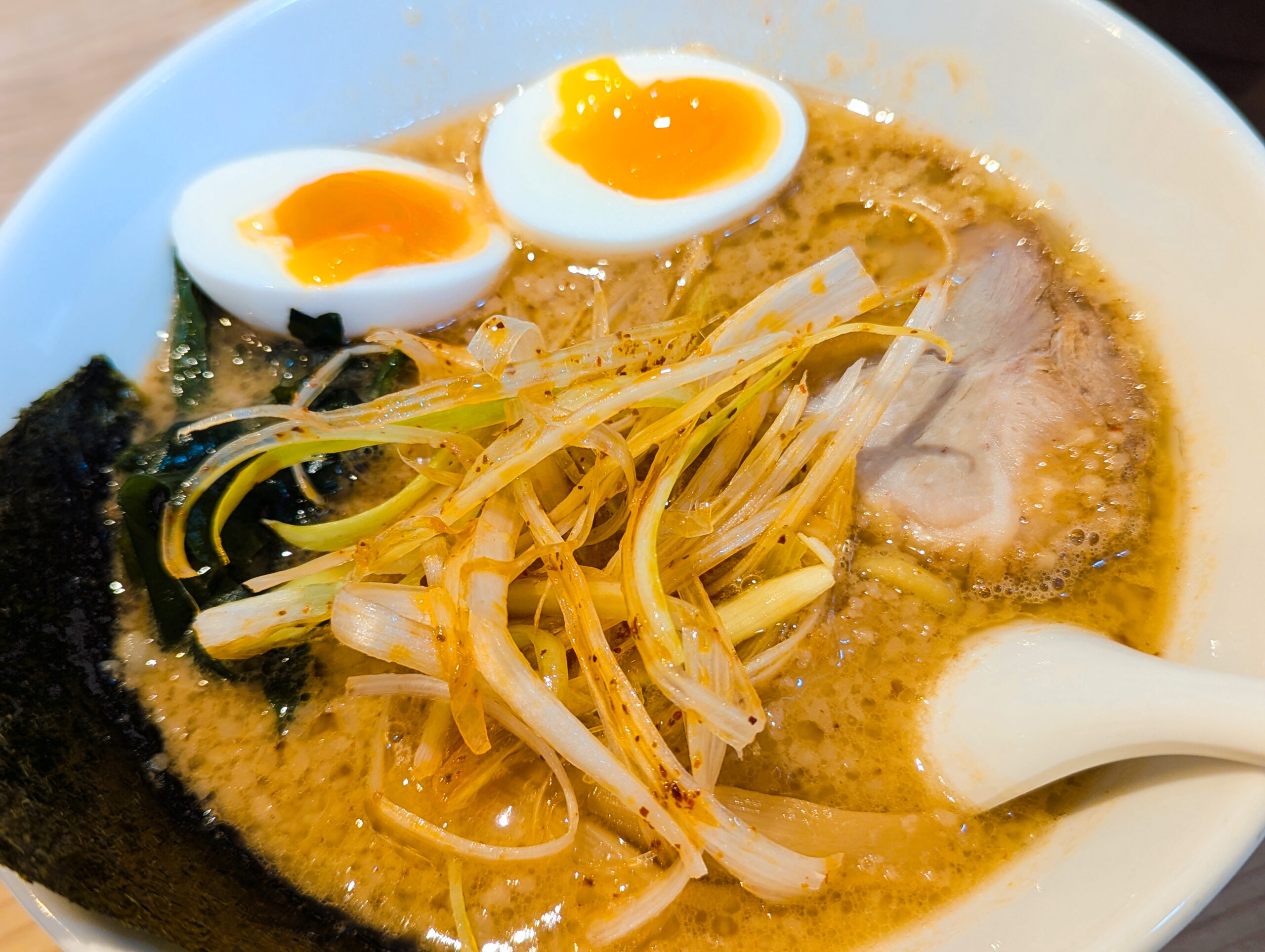 冬限定の味噌ラーメン