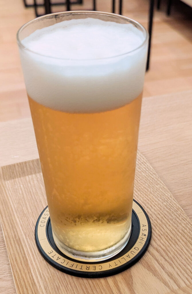 斉藤湯で生ビール
