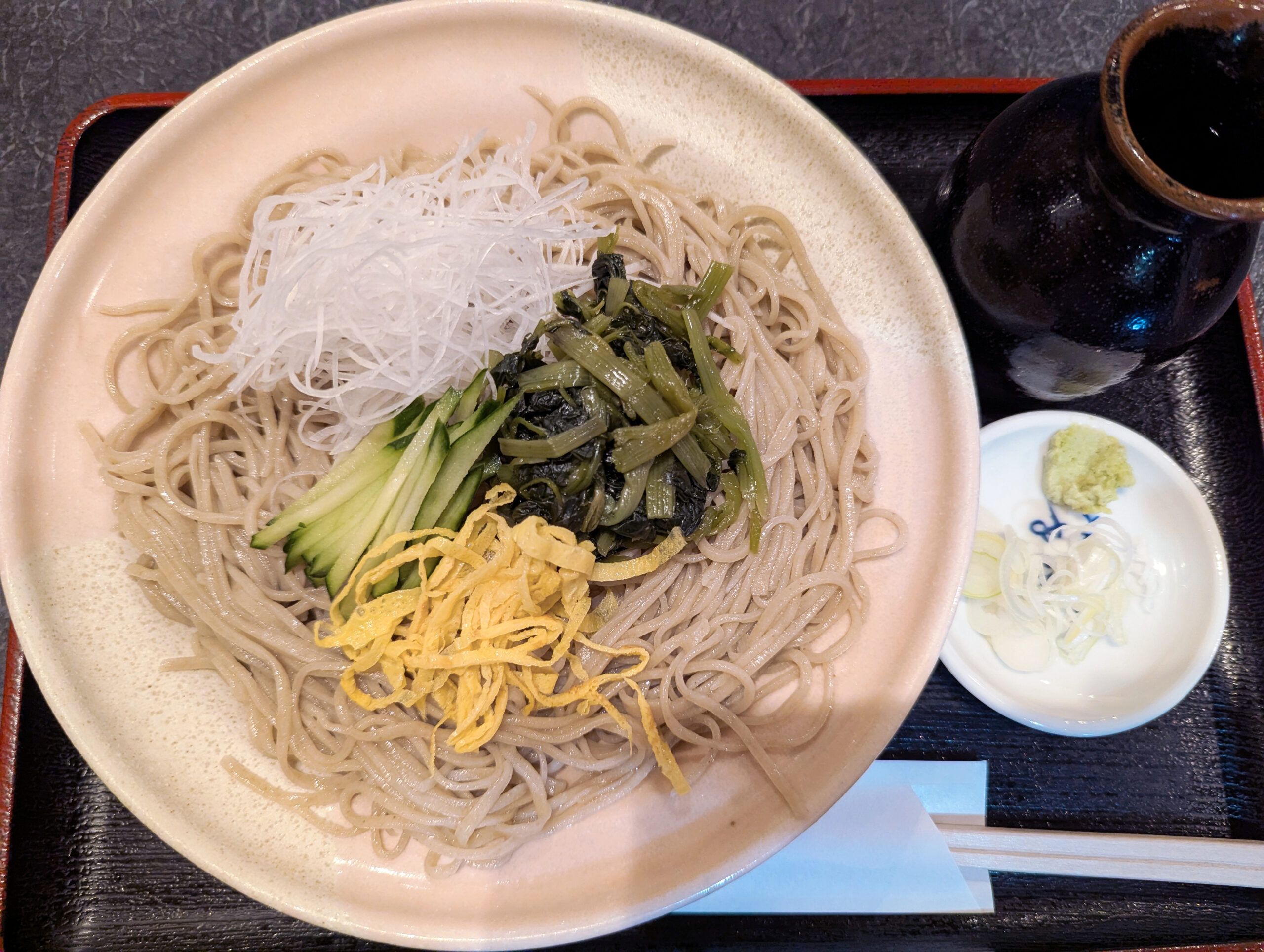 花芽わさび蕎麦