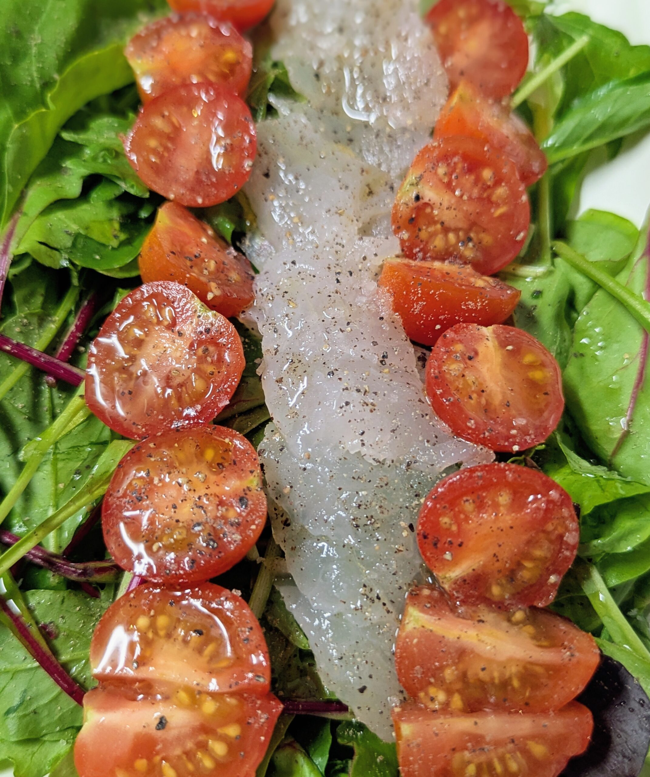 カワハギのカルパッチョ