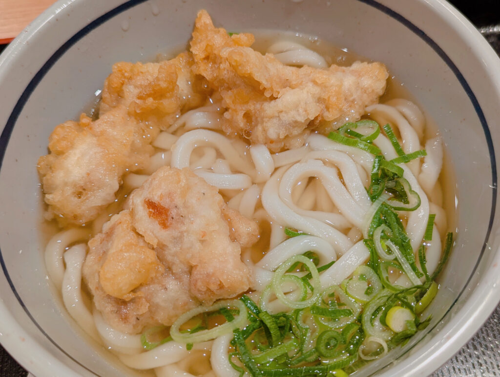 鶏天うどん