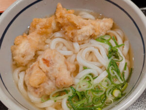 鶏天うどん