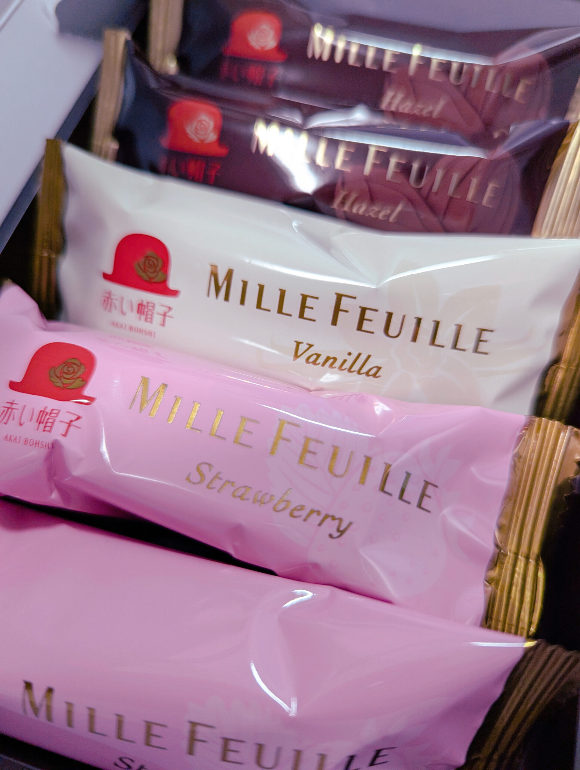 赤い帽子　ミルフィーユ