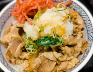 鬼おろしポン酢牛丼