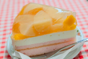 桃涼みケーキ